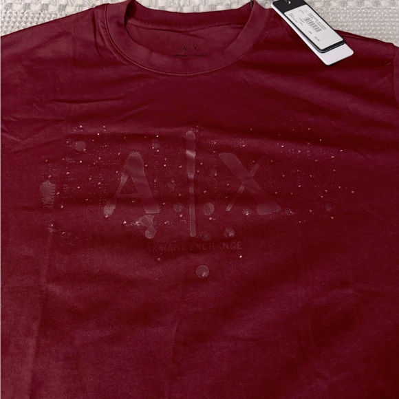 NWT Armani Exchange Mens Heavy Cotton T-Shirt Eco Friendly Graphic Streetwear Lg - Picture 11 of 11